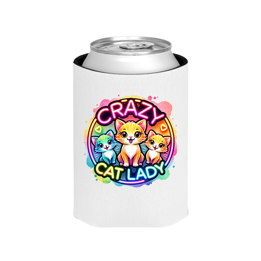 Crazy Cat Lady Can Cozie