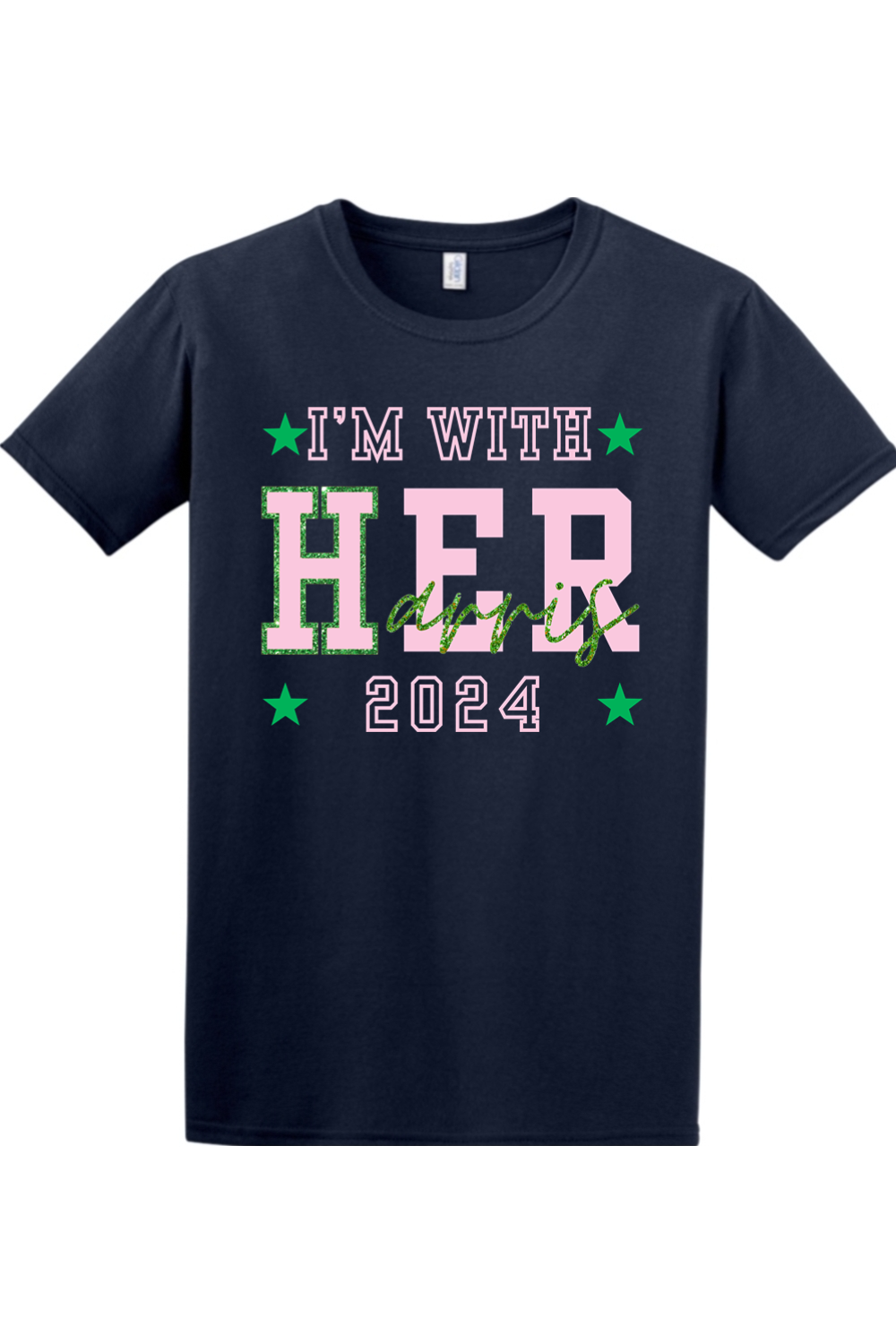 "I'm With Her" 2024 Gildan Softstyle T-Shirt