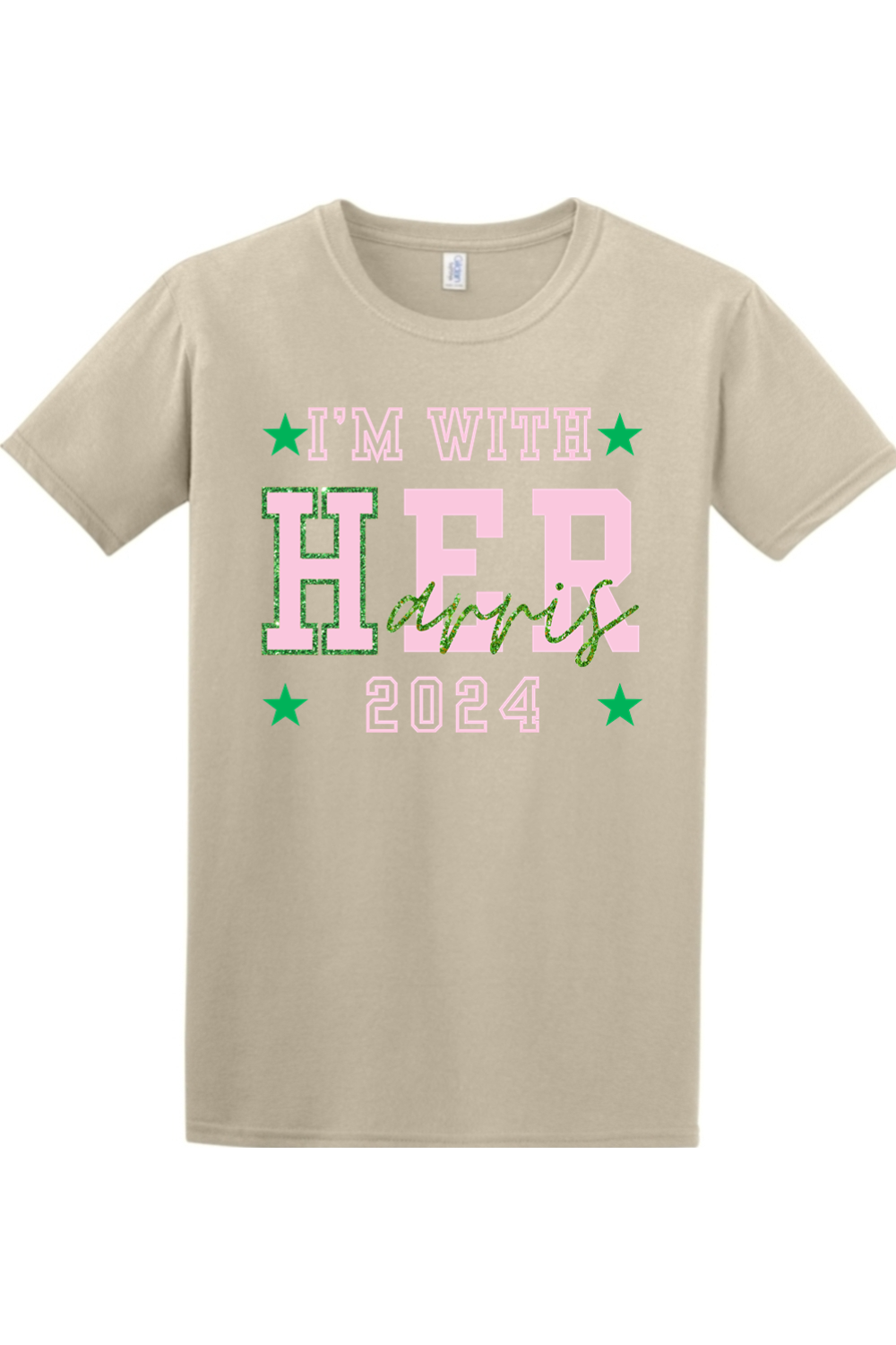 "I'm With Her" 2024 Gildan Softstyle T-Shirt