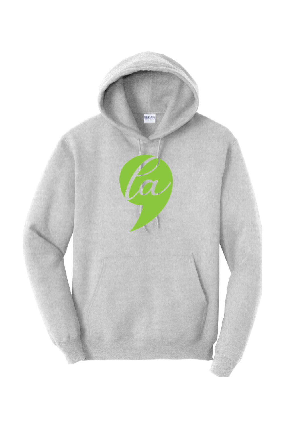 Comma la Green Gildan 18500 Hoodie