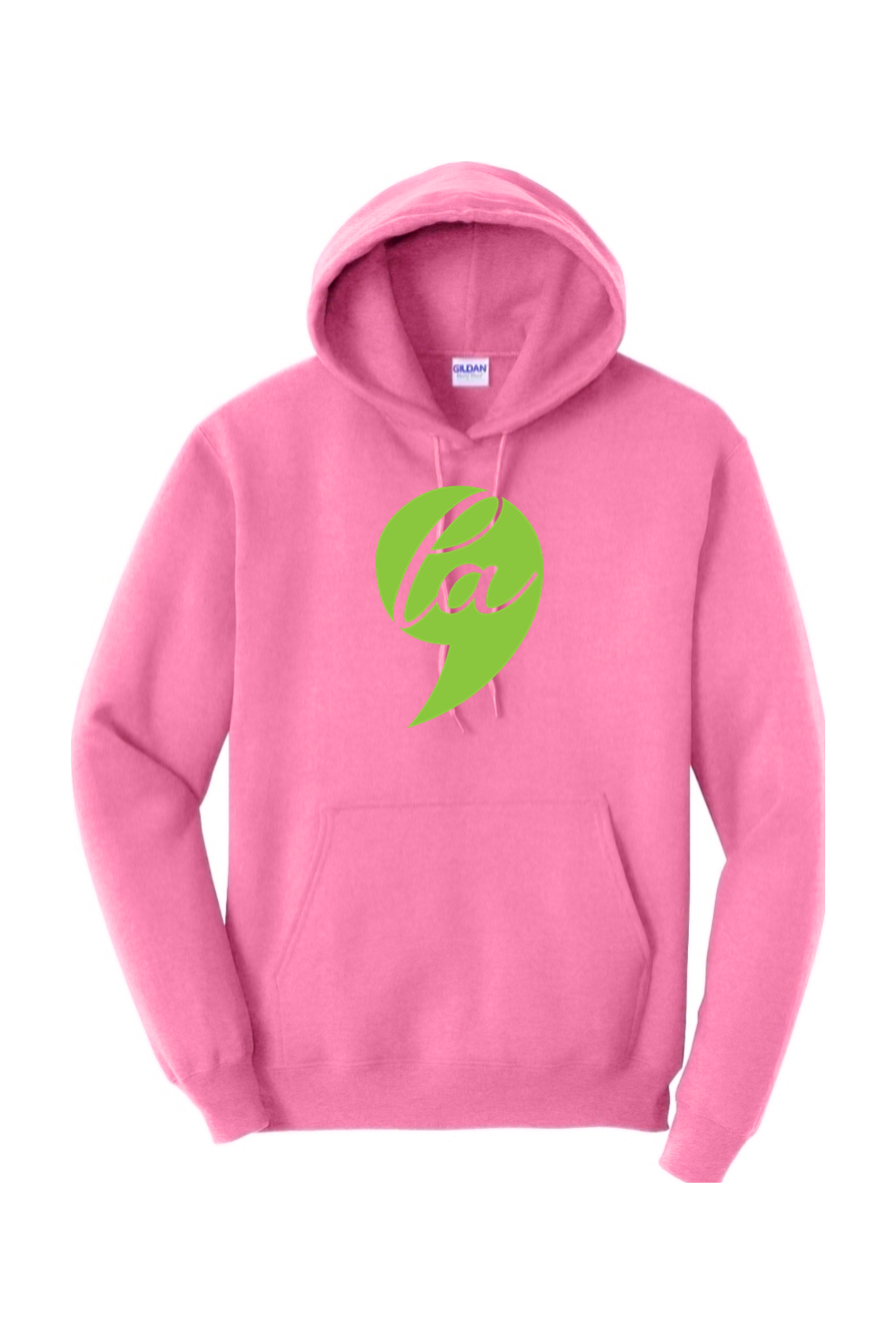 Comma la Green Gildan 18500 Hoodie