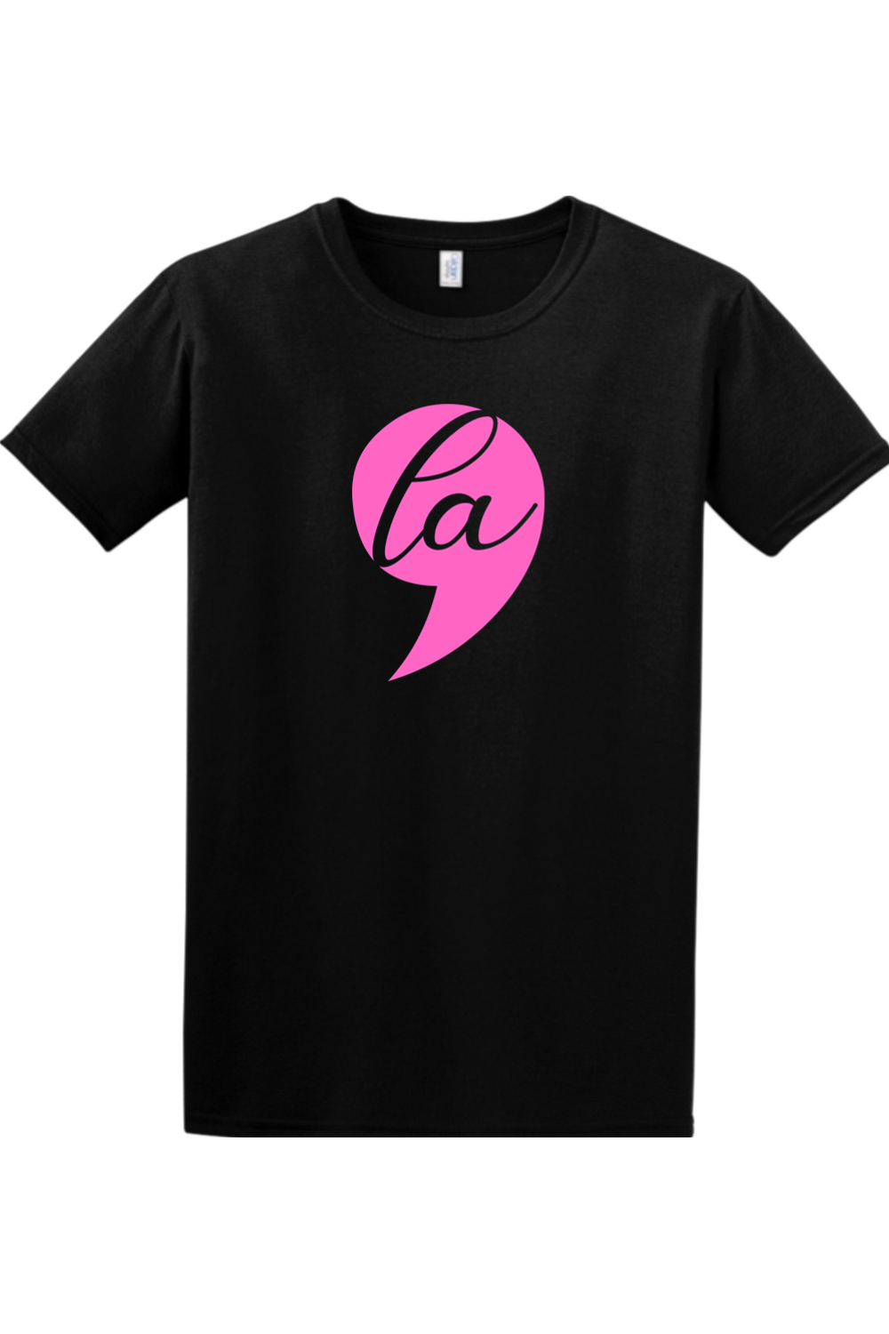 "Comma" La 2024 Pink Soft style T-Shirt