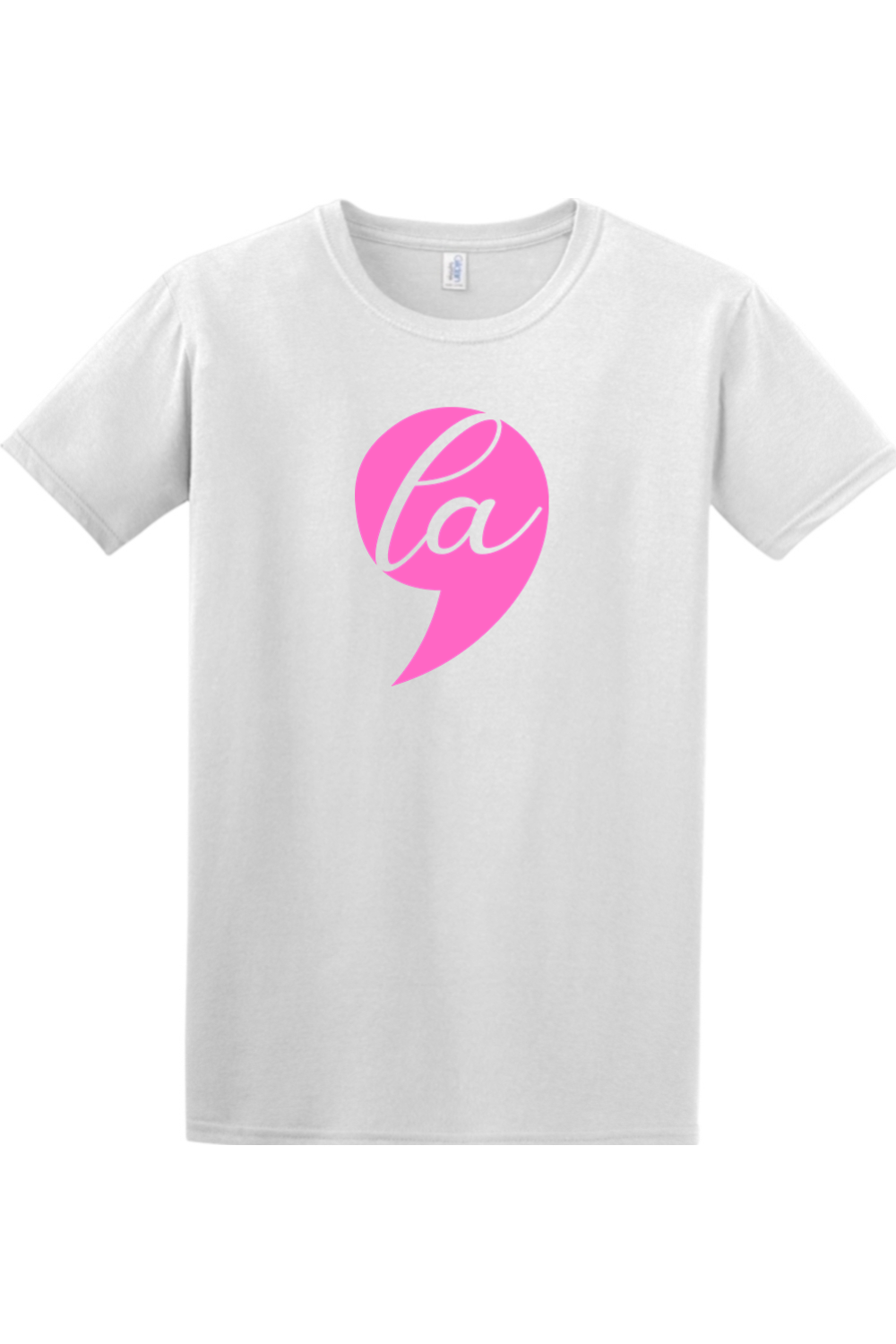 "Comma" La 2024 Pink Soft style T-Shirt